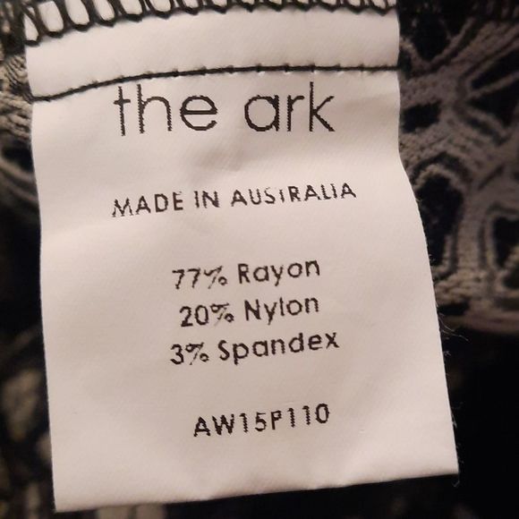 The Ark Pants women's Black gray white Size Medium - Picture 9 of 9